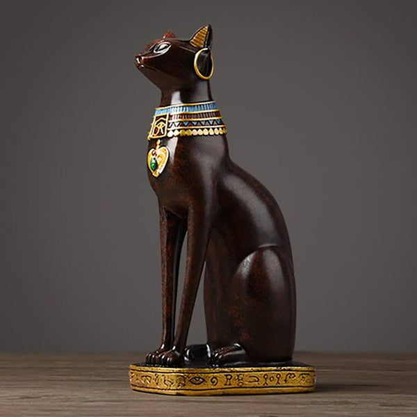 Load image into Gallery viewer, Noble Egyptian Cat Figurine
