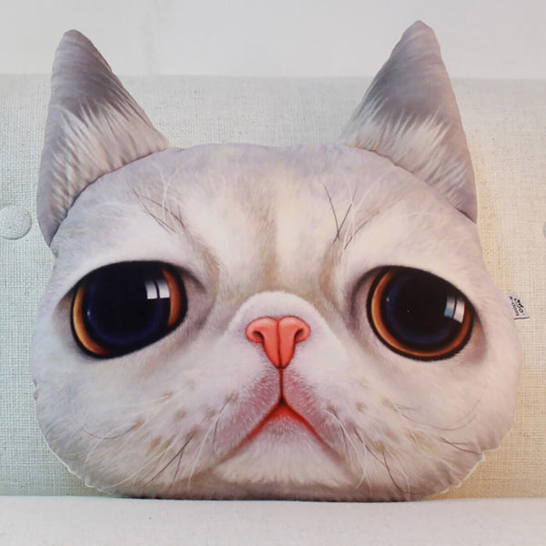 Load image into Gallery viewer, Realistic Cat Face Pillow

