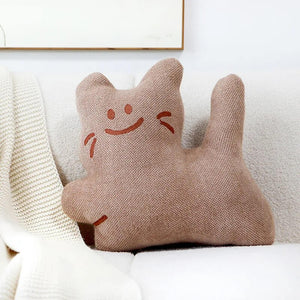 Adorable Cat Throw Pillow