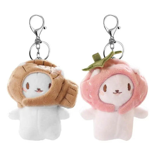 "Hat & Cat" Keychain Set (1 Pair)