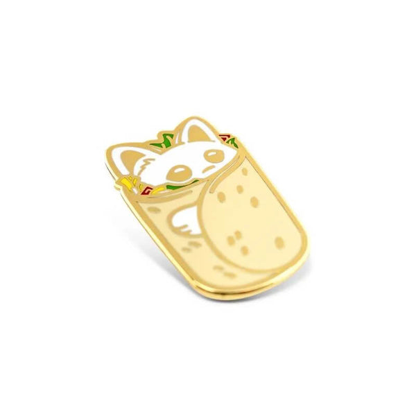 Load image into Gallery viewer, Purrito Burrito Cat Pin
