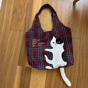 Cat Tail Tote Bag