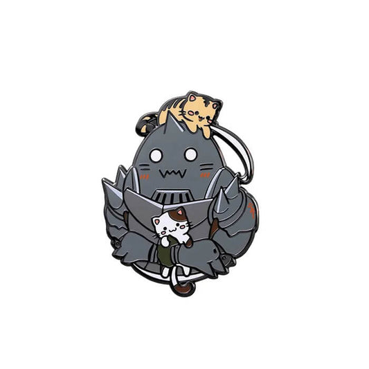 Robots Cannot Resist Cats Pin
