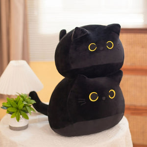 Chubby Black Cat Plush