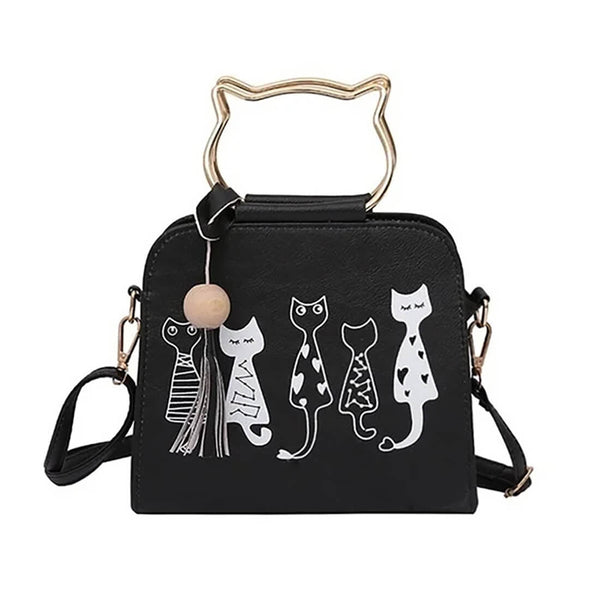 Load image into Gallery viewer, Purr-sonality Cat Handbag

