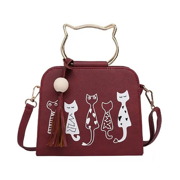 Load image into Gallery viewer, Purr-sonality Cat Handbag
