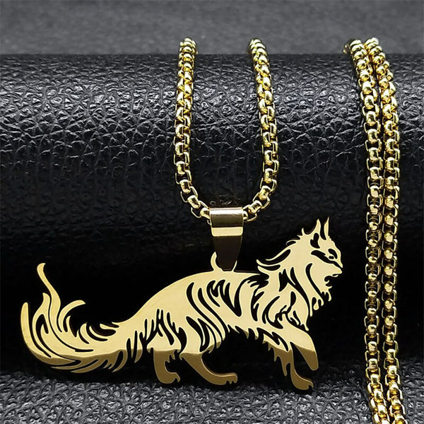 Load image into Gallery viewer, Your Majesty Cat Necklace
