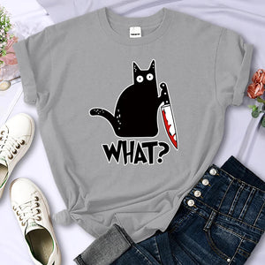 "What?" Cat Mini T-Shirt