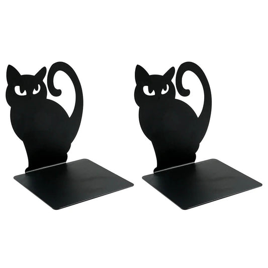 Spooky Cat Bookend Set