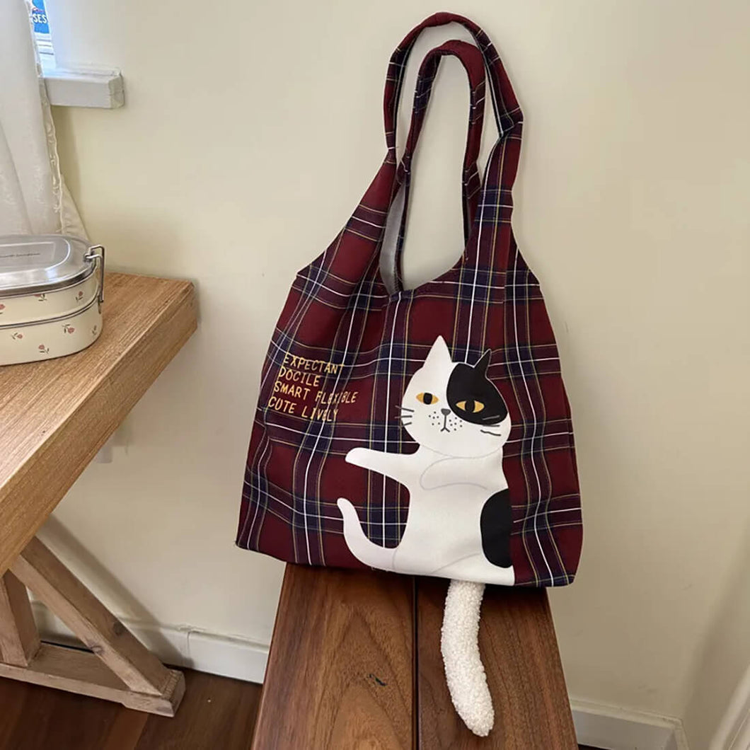 Cat Tail Tote Bag