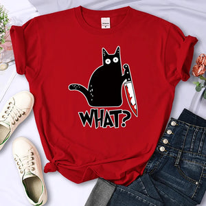 "What?" Cat Mini T-Shirt