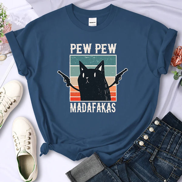 Load image into Gallery viewer, Pew Pew Madafaks Mini T-Shirt
