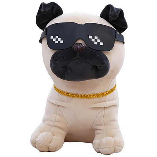 Sunglasses Dog Stuffed Toy