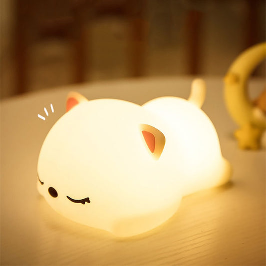 "Sweet Dreams" Cat Lamp