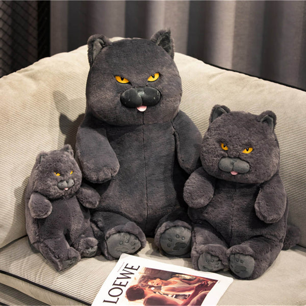 Load image into Gallery viewer, &quot;Evil&quot; Cat Stuffed Toy
