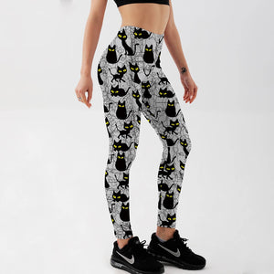 Black Cat Leggings