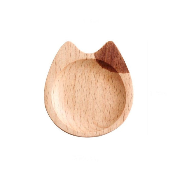 Load image into Gallery viewer, Cat Wooden Dipping Dish
