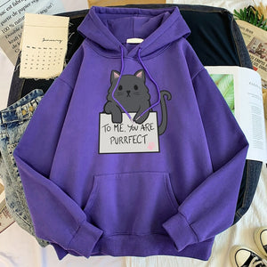"To Me, You Are Purrfect" Hoodie
