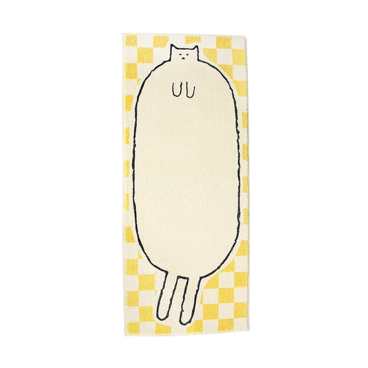Colorful Chubby Cat Rug