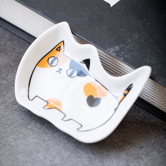 Cute Cat Seasoning Dish