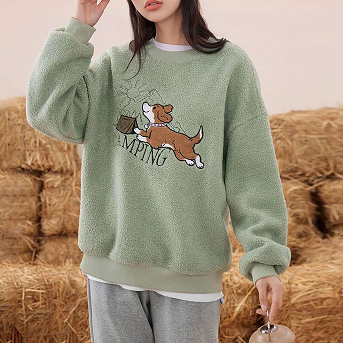 Camping Dog Pullover