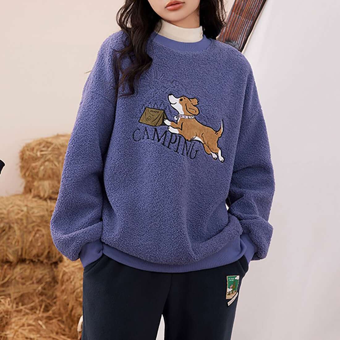 Camping Dog Pullover