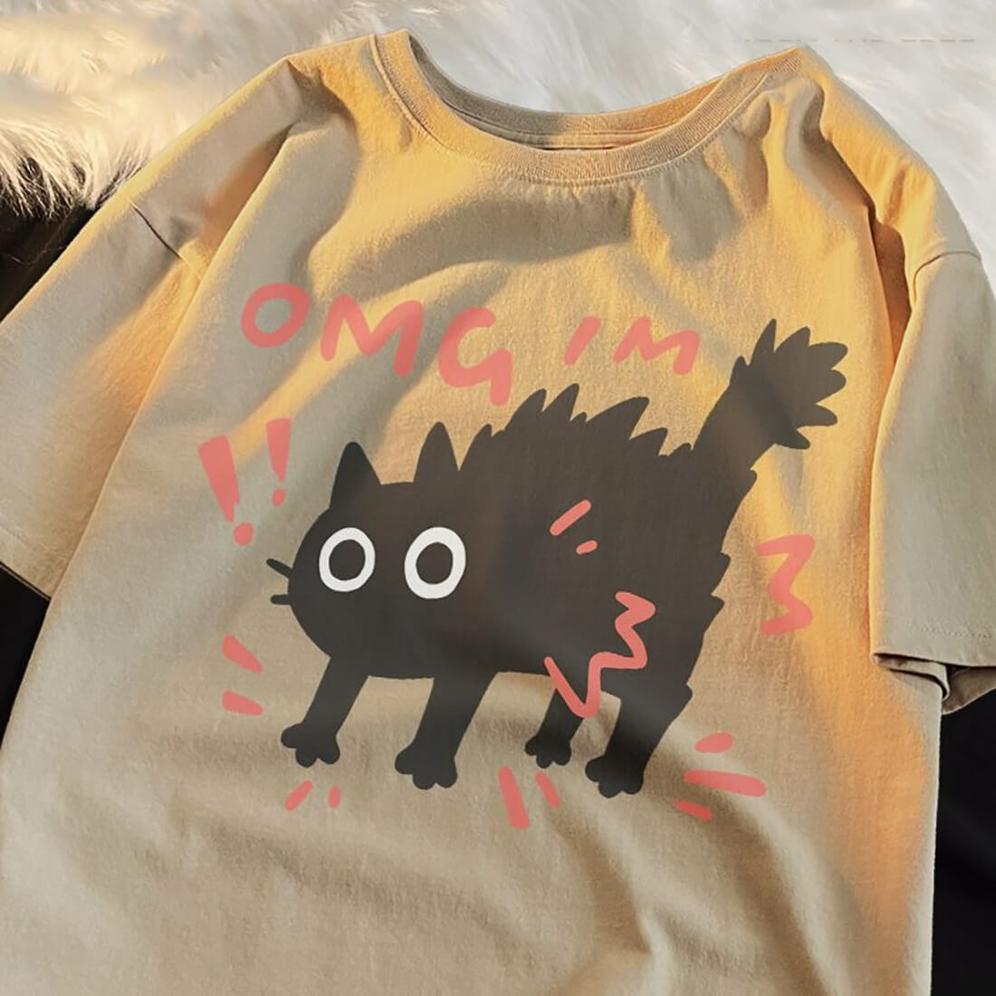 Scared Cat T-Shirt