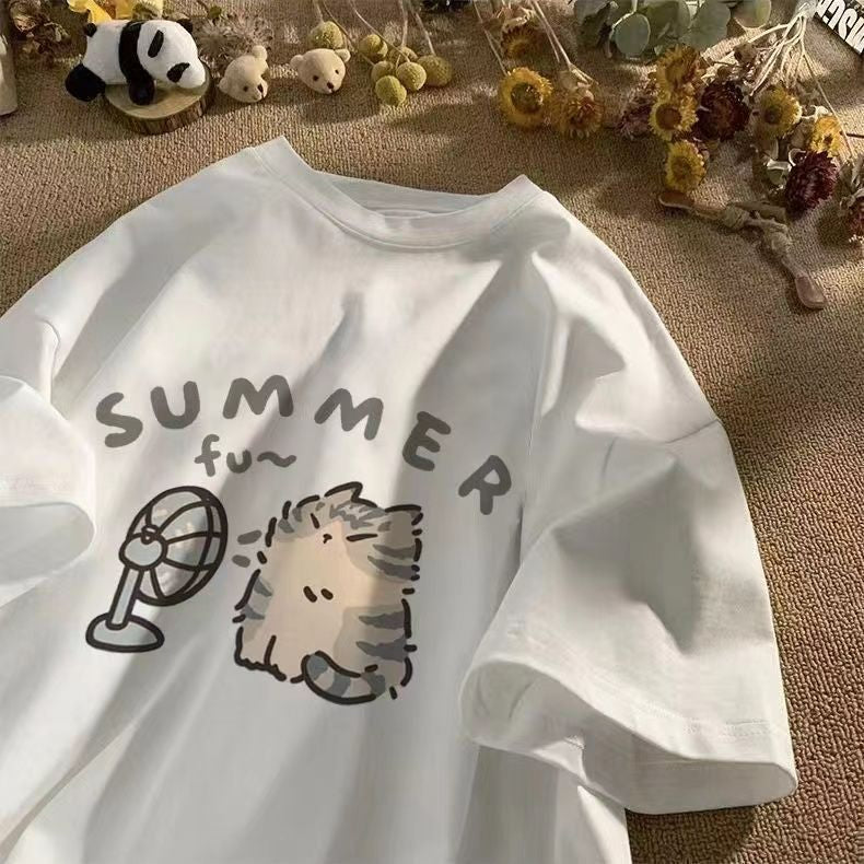 Hot Summer Cat T-Shirt