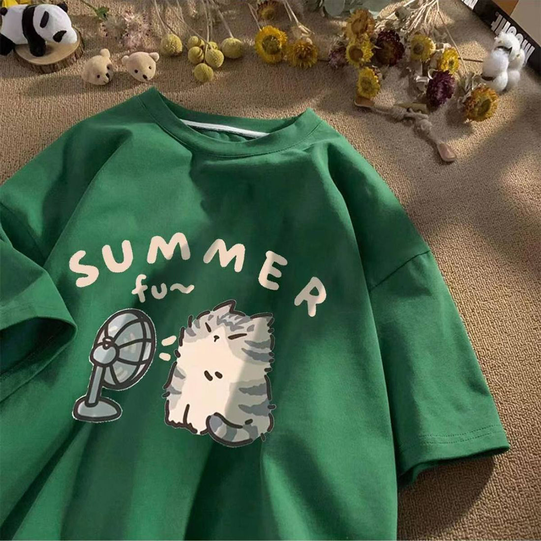 Hot Summer Cat T-Shirt