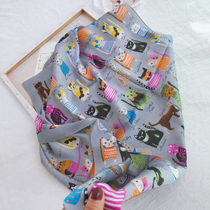 Colorful Meow Scarf