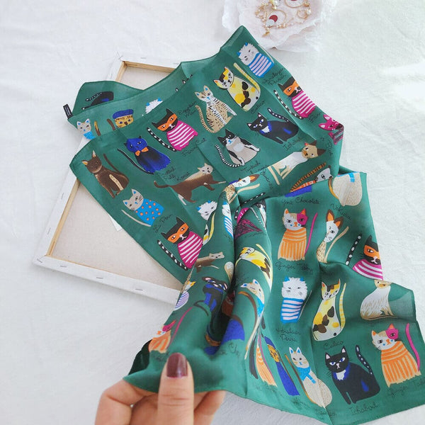 Load image into Gallery viewer, Colorful Meow Scarf
