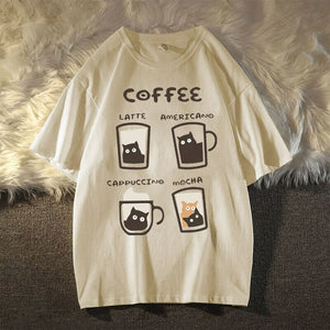 Cat Coffee T-Shirt