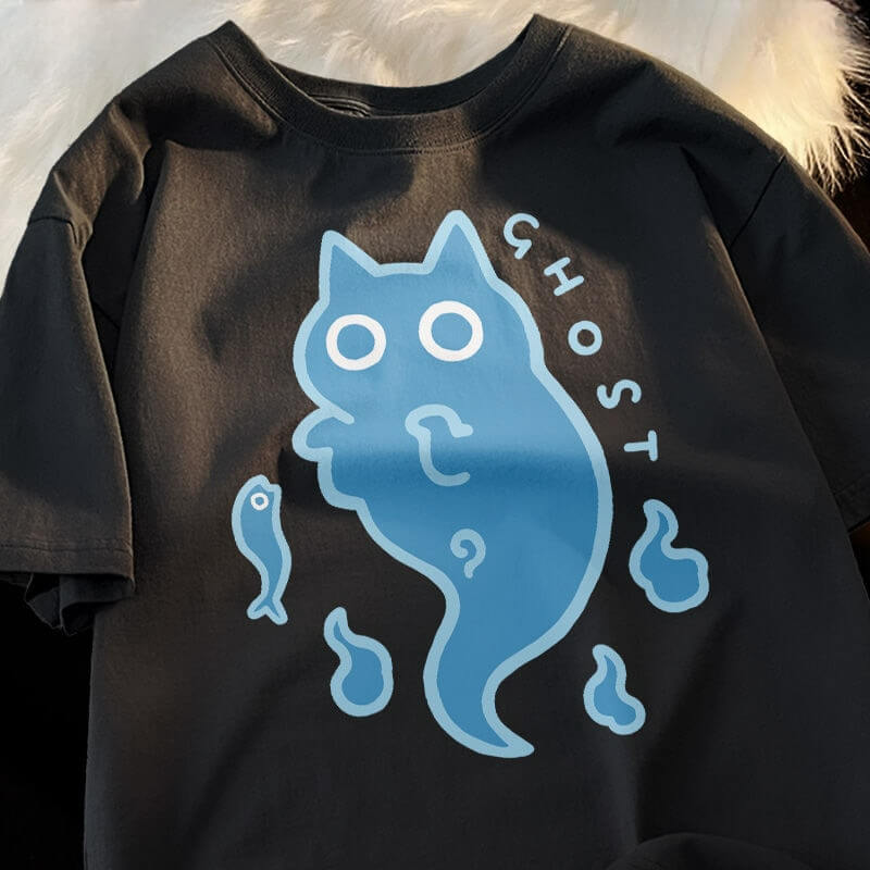 Ghostly Cat T-Shirt