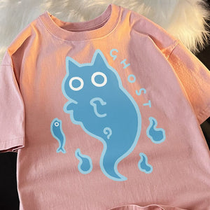 Ghostly Cat T-Shirt
