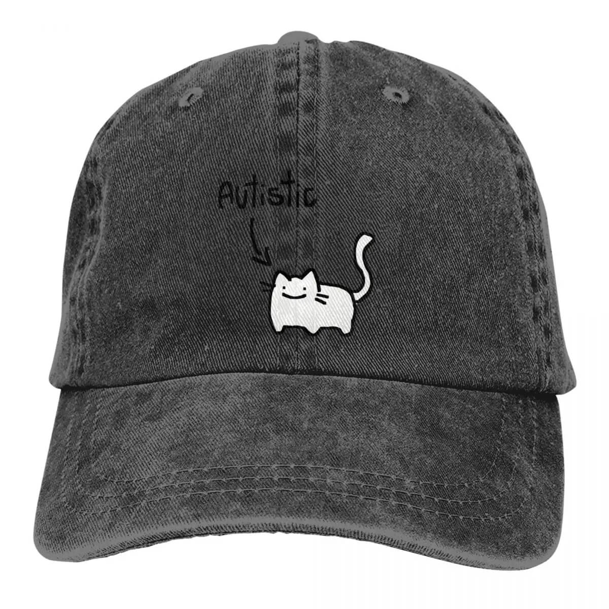 Autistic Cap Autistic Cat Cap – Meoweirdo