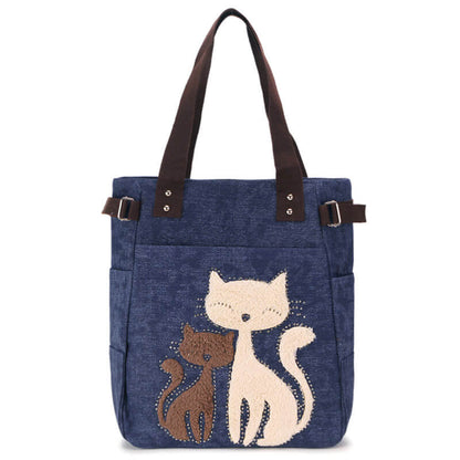 Happy Cats Canvas Bag