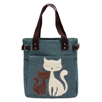 Happy Cats Canvas Bag