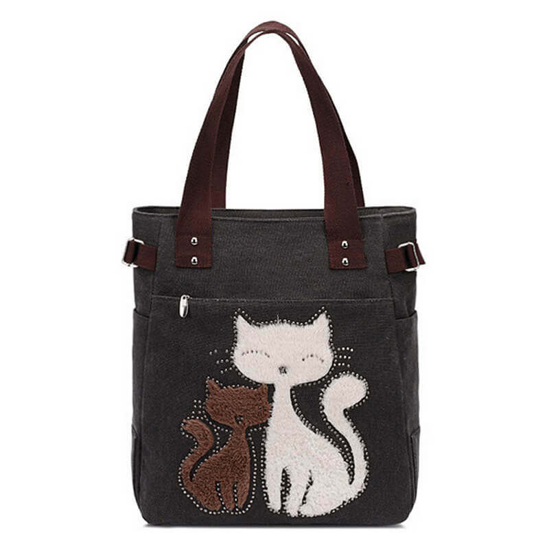 Happy Cats Canvas Bag