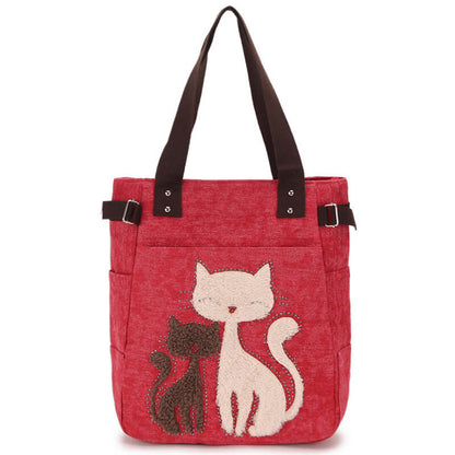 Happy Cats Canvas Bag