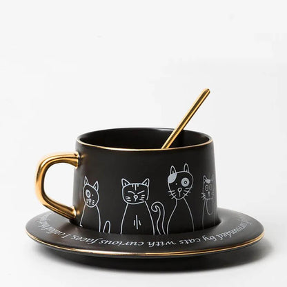 Naive Cat Mug Set