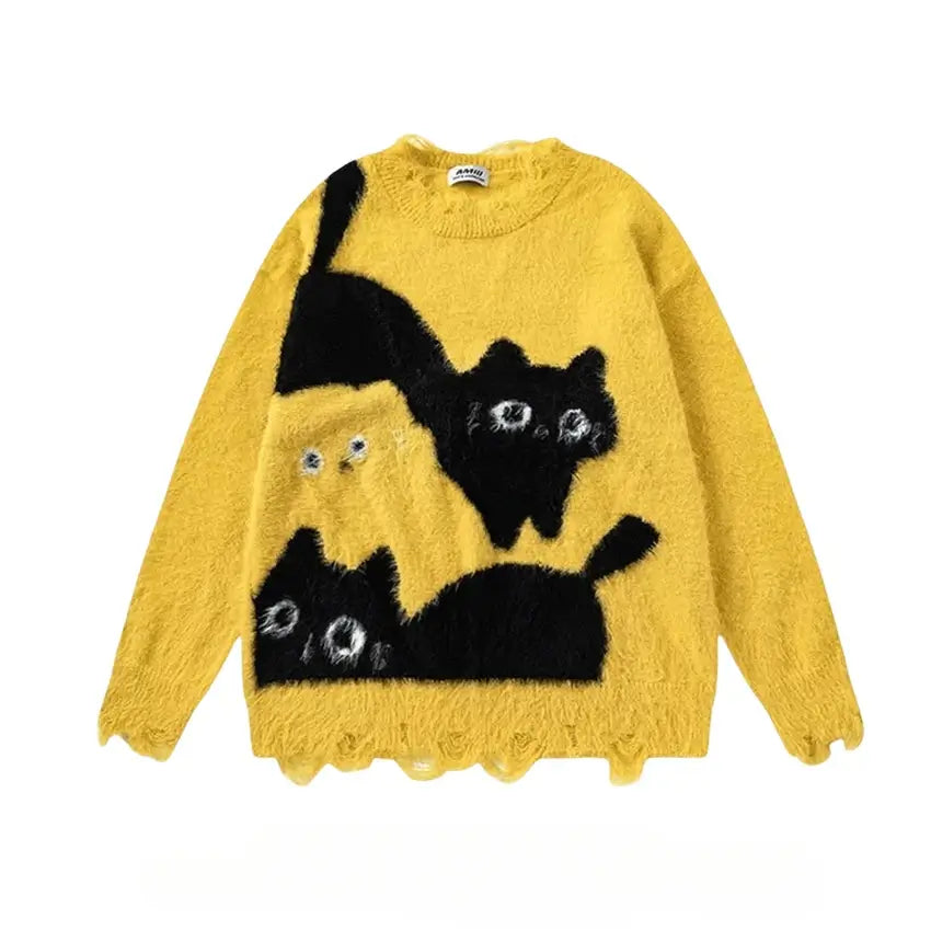 Naughty Cozy Cat Sweater – Meoweirdo