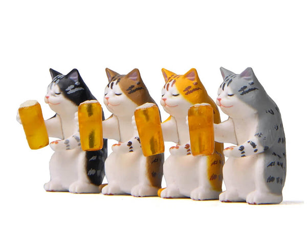 Load image into Gallery viewer, Drunk Cats Ornament Set
