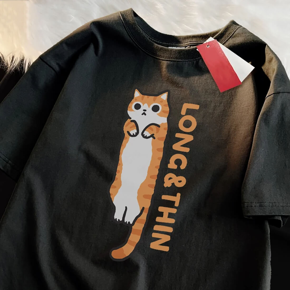 "Long & Thin" Cat T-Shirt