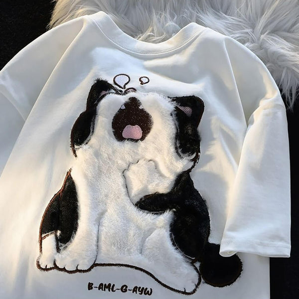 Load image into Gallery viewer, Yawning Lazy Cat T-Shirt
