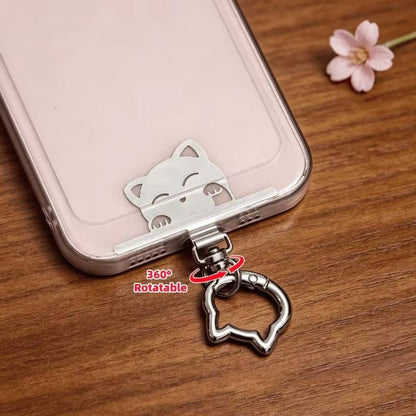 Cat Phone Strap Clip