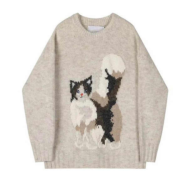 Load image into Gallery viewer, Smiling Cat Sweater
