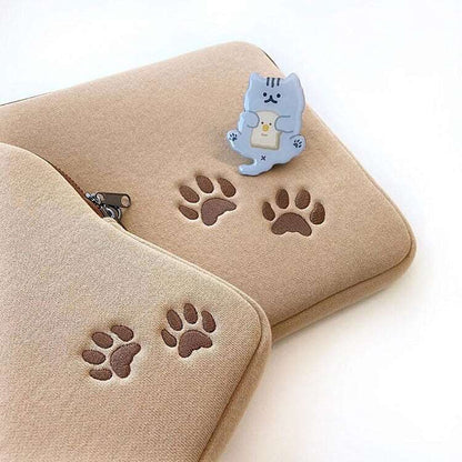 Cat Bread iPad Pouch