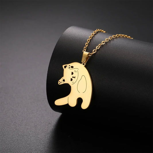 Lazy Cat Necklace