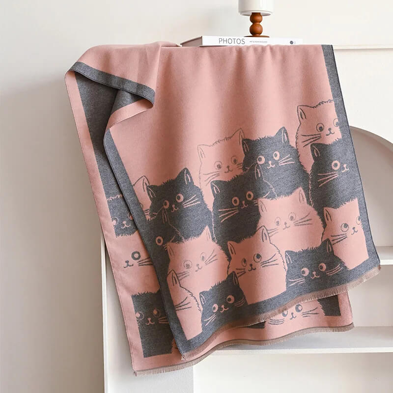 Cat Face Scarf
