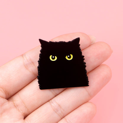 Black Cat Pin